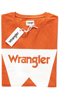KOSZULKA WRANGLER FESTIVAL TEE SQUASH ORANGE W7C24FQXG 112131661