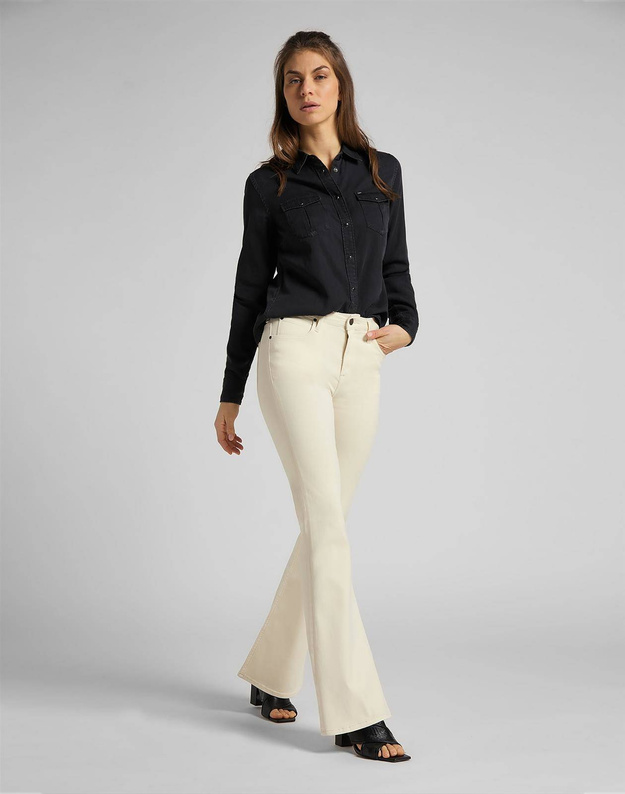 LEE REGULAR WESTERN SHIRT DAMSKA KOSZULA JEANSOWA JEANS BLACK L45SZH01 112110492