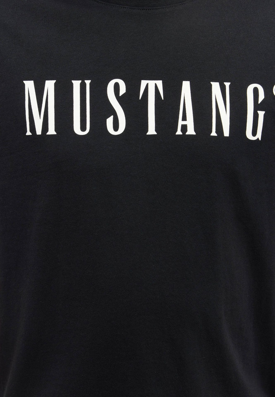 Męski T-Shirt Koszulka MUSTANG Style Austin Black 1014695 4142