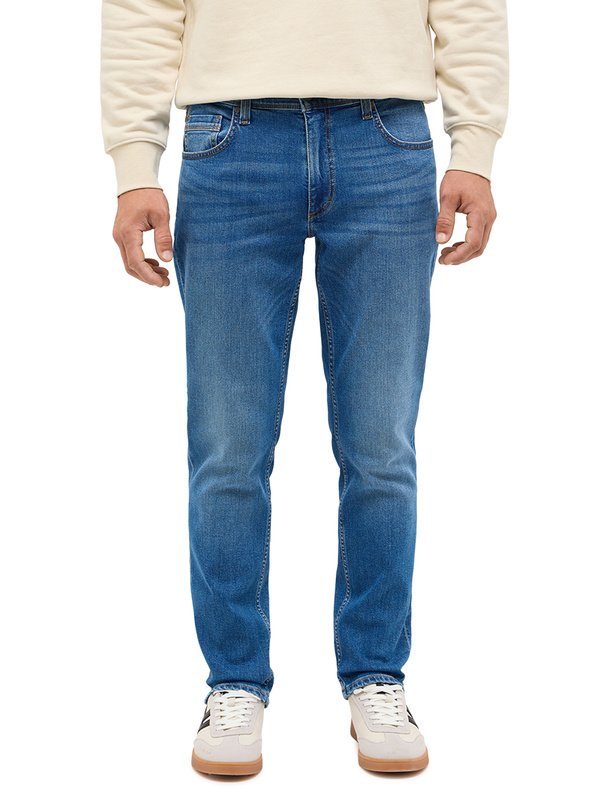 Męskie Spodnie jeansowe Mustang Style Washington Straight Denim Blue 1017233 5000 502
