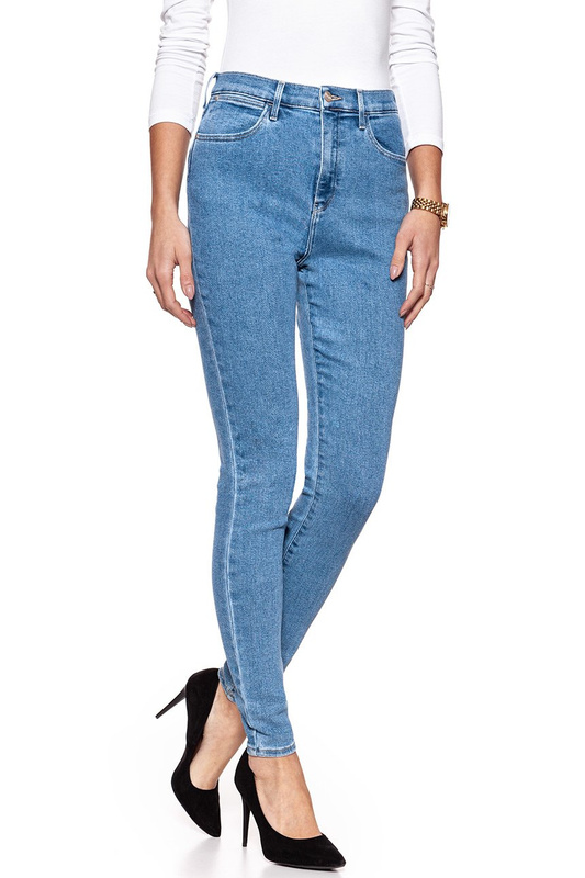 WRANGLER SUPER HIGH SKINNY STONEWASH W27WCZ96V