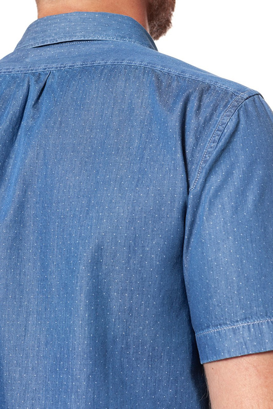 LEE BUTTON DOWN SS MEDIEVAL BLUE TALL L886JO13 112123664