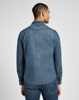 LEE MĘSKA KOSZULA REGULAR WESTERN SHIRT GREEN AURA 112355743 L66W008582