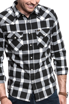 KOSZULA LEE WESTERN SHIRT PITCH BLACK L643ZCEM 112115448