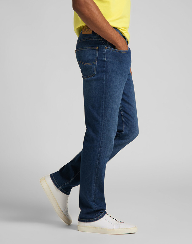 LEE BROOKLYN STRAIGHT MĘSKIE SPODNIE JEANSOWE MID WORN IN RAY L452NOWH 112110169