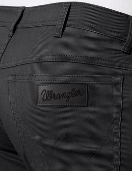 WRANGLER TEXAS MĘSKIE SPODNIE MATERIAŁOWE W PASKI NAVY GREY W121XA134 112126247