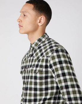 WRANGLER LS WESTERN SHIRT MĘSKA KOSZULA ABSINTHE GREEN W5ADT2XQZ 112130094