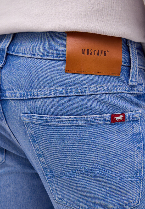 MUSTANG TRAMPER STRAIGHT MĘSKIE SPODNIE JEANSOWE JEANSY DENIM BLUE 1014873 5000 583
