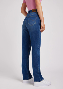 DAMSKIE SPODNIE LEE ULC STRAIGHT COBALT SHEEN 112350786