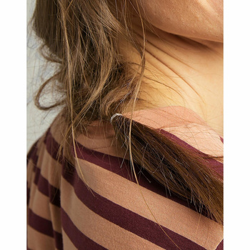 LEE STRIPE TEE DAMSKI T-SHIRT REDRUM L40XCIO