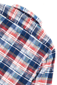 LEE BUTTON DOWN SHIRT LAVA RED L880DWAFS
