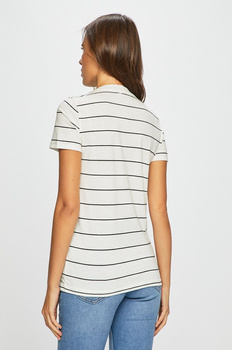 LEE STRIPED TEE DAMSKA KOSZULKA T-SHIRT CLOUD DANCER L42TQQHA 112109458