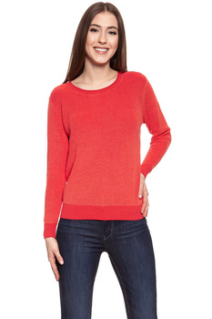 DAMSKI SWETER WRANGLER TWO TONE KNIT GLOW ORANGE W81081P48 112132226