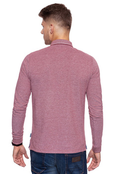 WRANGLER LS REFINED POLO BIKING RED W7A87K52G