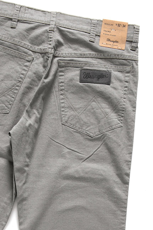 WRANGLER SPODNIE MĘSKIE TEXAS STRETCH LIGHT OLIVE W12197148 112126072