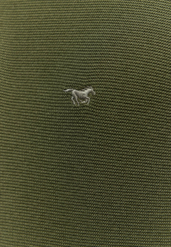 Męski Sweter Mustang Style Everett Rifle Green 1015474 6514 