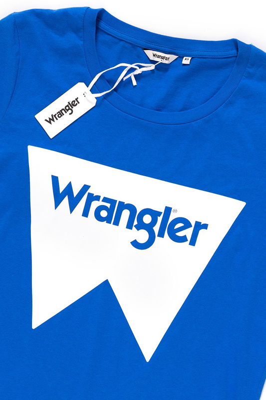 WRANGLER T SHIRT DAMSKI FESTIVAL TEE VICTORIA BLUE W7016EVJS 112130892