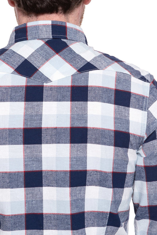 LEE LEE WESTERN SHIRT BLUEPRINT L643NVLH 112115397