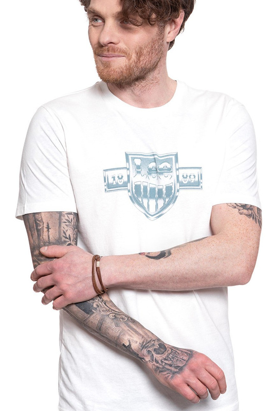 LEE T SHIRT SEASONAL LOGO TEE WHITE CANVAS L61QFERR 112114007