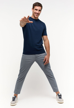 Męski T-shirt MUSTANG Ewen Dress Blues 1014923 5334
