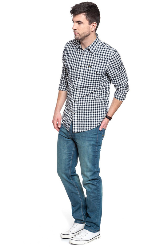 LEE COOPER SPODNIE MĘSKIE GREEN WASH LCJF001