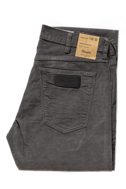 WRANGLER SPODNIE MĘSKIE GREENSBORO GREY LAKE W15QN923T