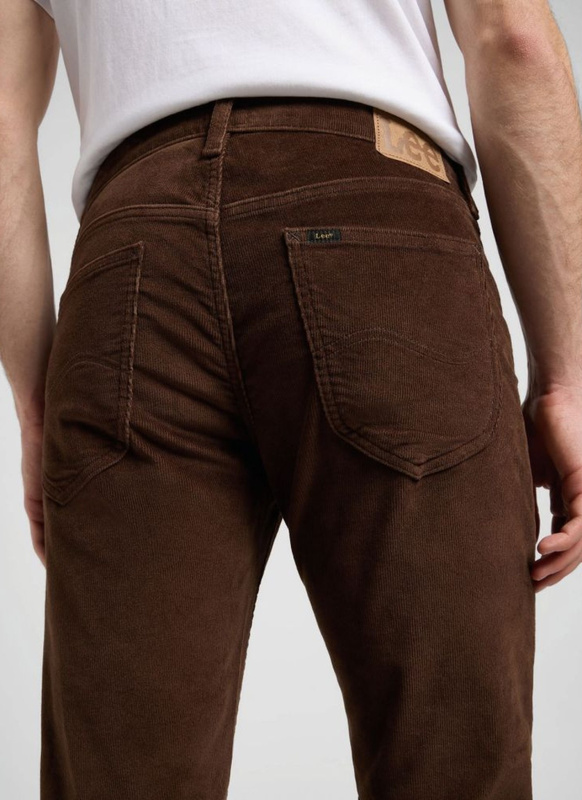 MESKIE SPODNIE LEE DAREN ZIP FLY ARABICA 112370650