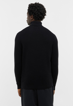 Męski Sweter Mustang Style Elgin Jet Black 1016848 4188