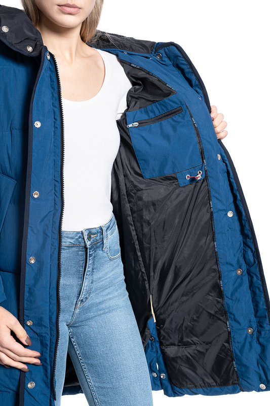 KURTKA DAMSKA LEE LONG PUFFER OIL BLUE L56WVDMO 112113147