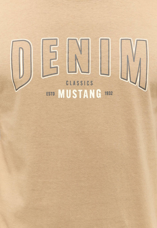 Męski T-Shirt Mustang Style Austin Petrified Oak 1015647 3378