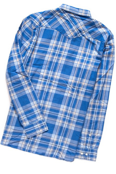 KOSZULA LEE CLEAN WESTERN CITY BLUE L66MUI32 112116575