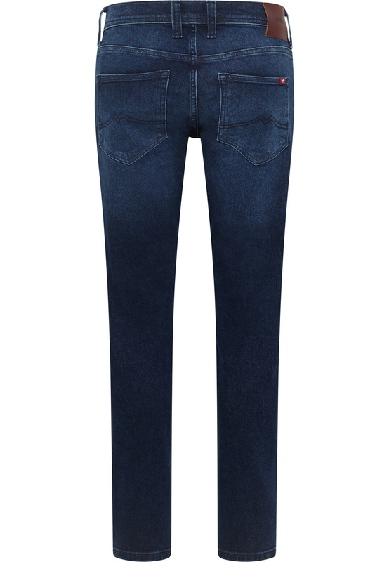 Męskie Spodnie Jeansowe Mustang Style Oregon Slim Denim Blue 1015502 5000 983