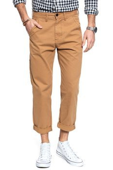 MĘSKIE SPODNIE MATERIAŁOWE LEE CARPENTER TAN L75KLU85 112120967