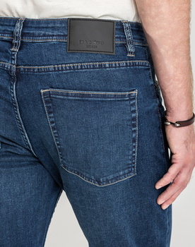 Męskie Spodnie Jeansowe Marcus Felix 2222 Jeans Texas Blue Used 14-200312 