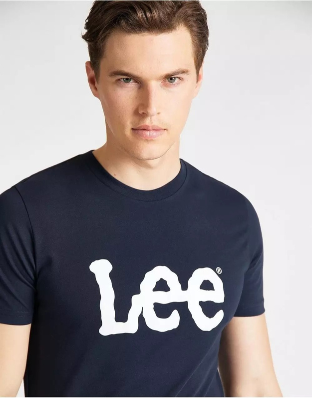 LEE WOBBLY LOGO TEE MĘSKI T-SHIRT KOSZULKA BRINDLE GREEN L65QAIUA 112145359