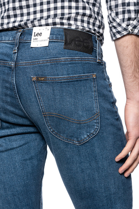 LEE LUKE MĘSKIE SPODNIE JEANSOWE DARK DIAMOND L719CVFT 112118840