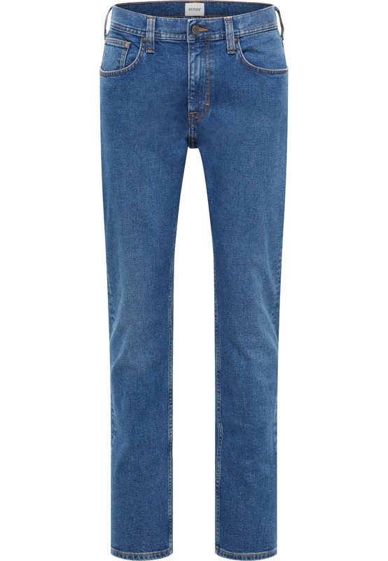 Męskie Spodnie Jeansowe Mustang Style Orlando Slim Denim Blue 1016314 5000 581