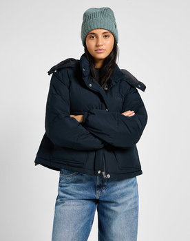 DAMSKA CZAPKA LEE RIBBED KNITTED BEANIE MUTED SAGE 112358903