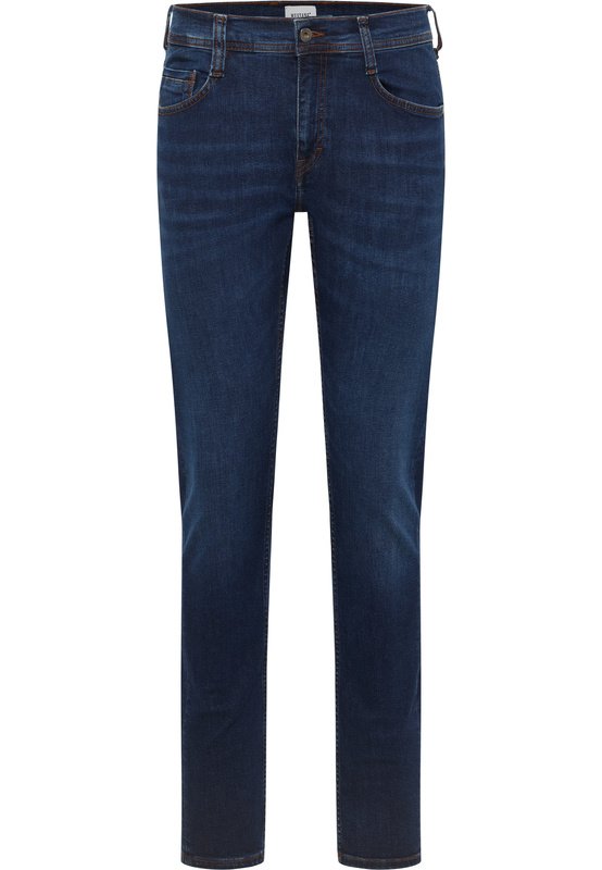 Męskie Spodnie Jeansowe Mustang Style Oregon Slim Denim Blue 1016315 5000 903