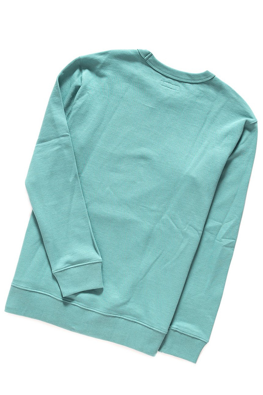 LEE EMBROID LOGO CREW FADED GREEN L82XWOLF 112122255