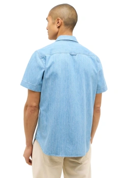 Męska koszula Mustang Style Eloy Denim Blue 1016467 5000 100