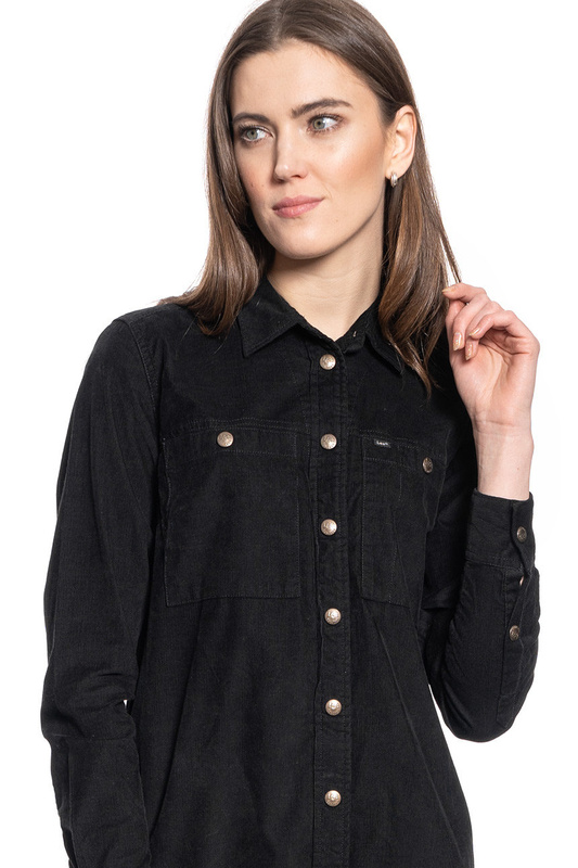 LEE WORKSHIRT DRESS DAMSKA SUKIENKA BLACK L50SMR01 112111405