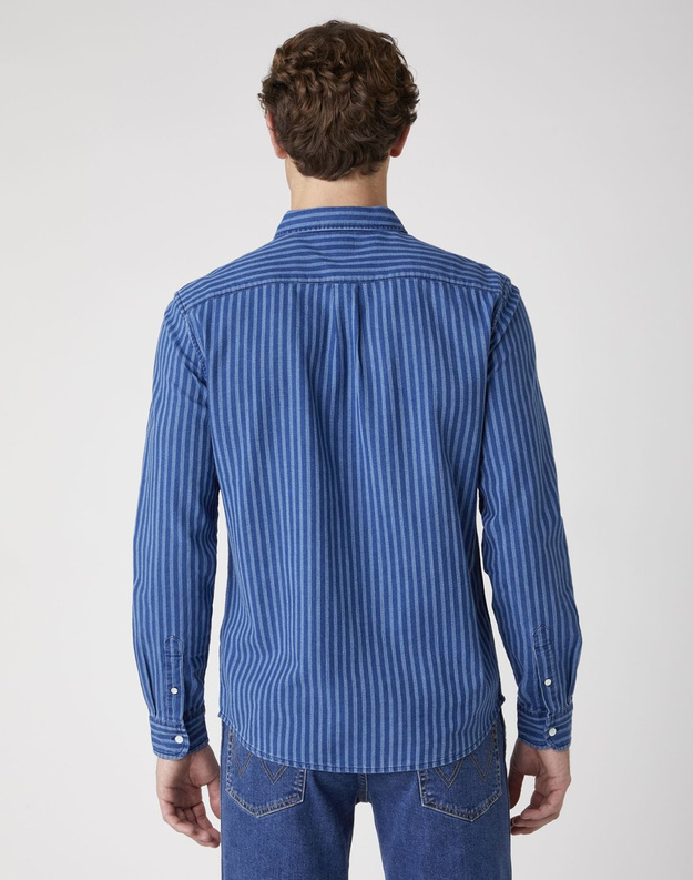 KOSZULA MĘSKA WRANGLER LS 1PKT SHIRT INDIGO W5A1TT452 112129992