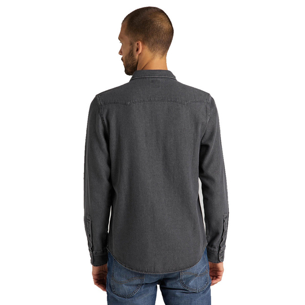 LEE RIDER SHIRT REGULAR FIT MĘSKA KOSZULA JEANSOWA ASPHALT L851PAFZ 112122510