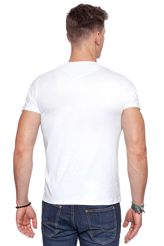 MĘSKA KOSZULKA WRANGLER S/S/ EMO GRAPHIC TEE WHITE W7A60EN12