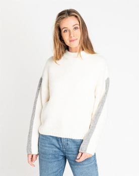 LEE CHUNKY KNIT DAMSKI SWETER KLASYCZNY OFF WHITE L52ZJXMK 112112166