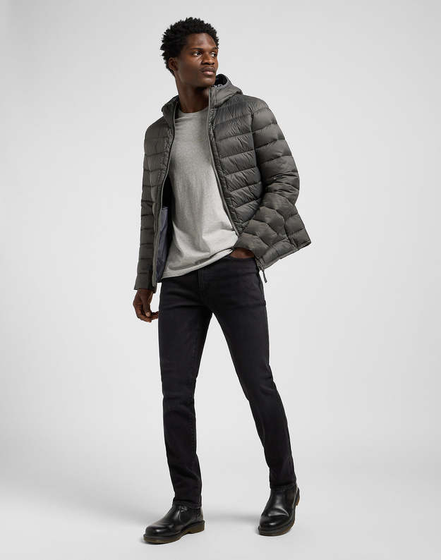 MESKA KURTKA LEE PUFFER JACKET STATIC GRAY 112371658