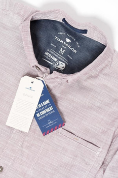 TOM TAILOR RAY DESERT SLUB FIL A FIL SHIRT 2030581.00.10 COL. 4480