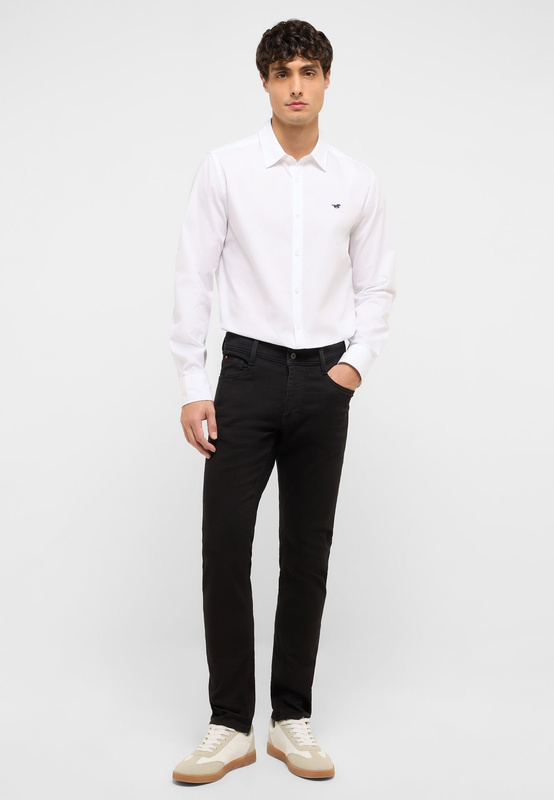 Męskie Spodnie jeansowe Mustang Style Oregon Slim K Denim Black 1017432 4000 902