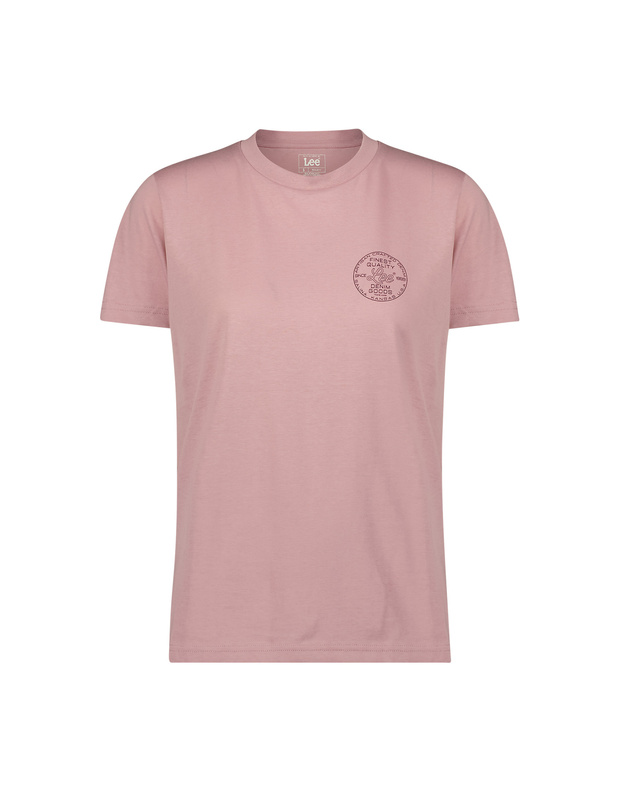 DAMSKA KOSZULKA LEE SMALL LOGO TEE PRETTY PLUM 112355197